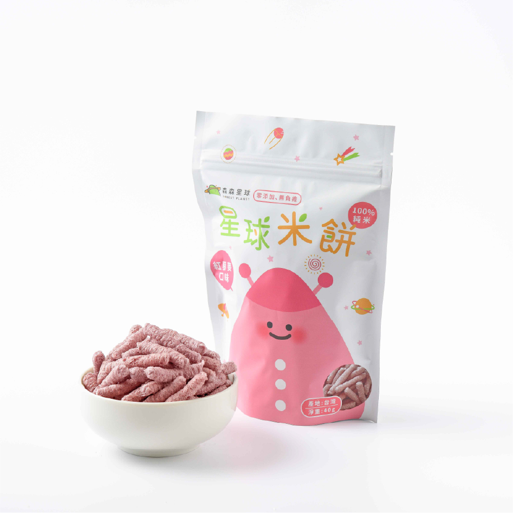 星球寶寶米餅｜紅藜麥口味｜單包｜適合6個月以上