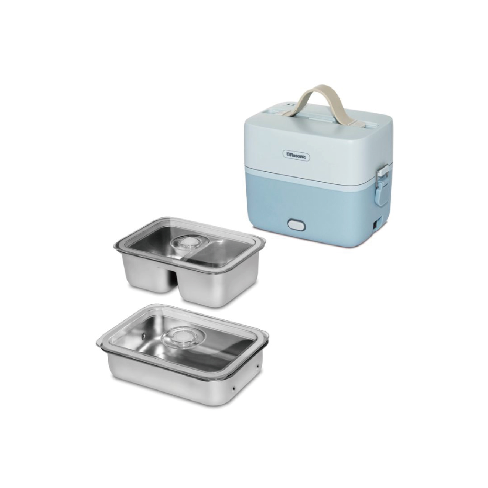 Rasonic 樂信牌 RSB-BB212S 迷你雙層蒸煮盒(湖水藍)