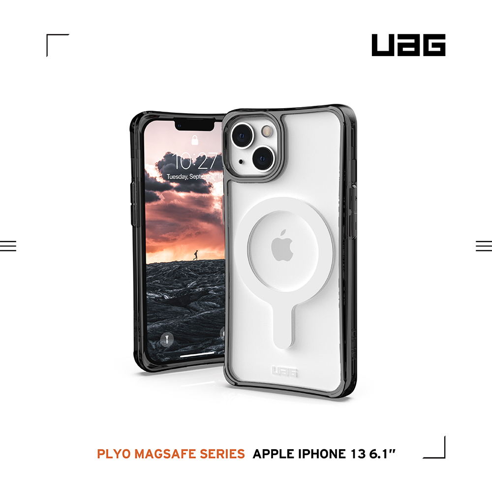 【 UAG | 耐衝擊 MAGSAFE 全透手機殼 iPhone 13 - 2色 】