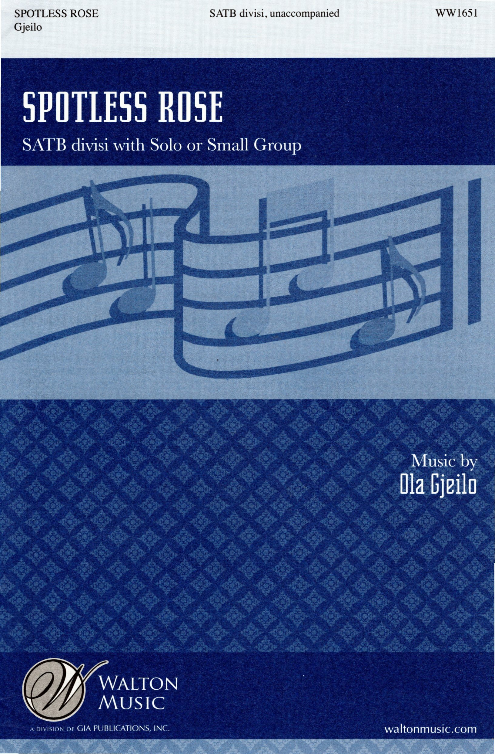 【混聲四部】《Spotless Rose》