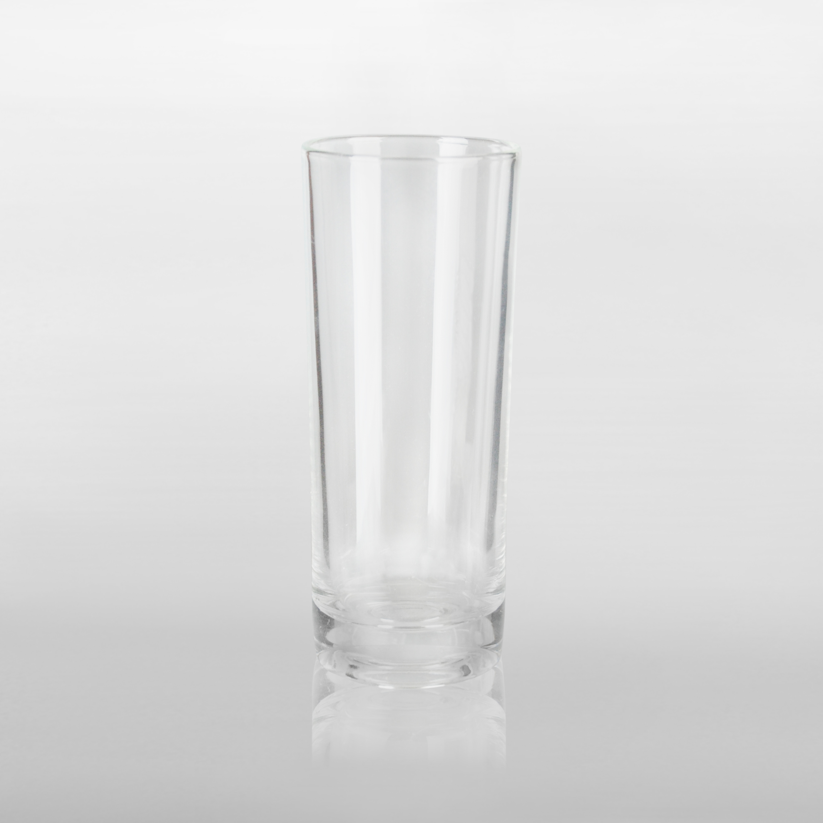 修長直線單層玻璃杯