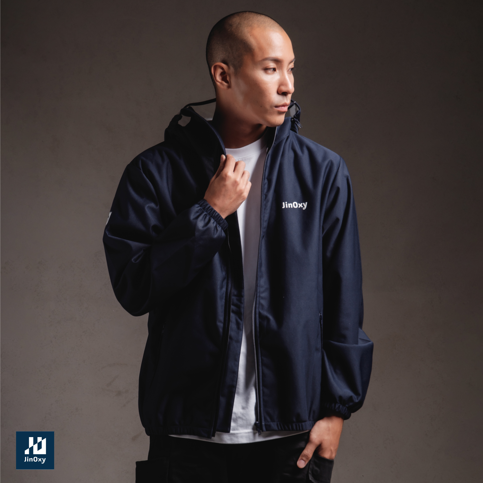【JinOxy 極奧】Functional Protective Jacket JinOxy Navy
