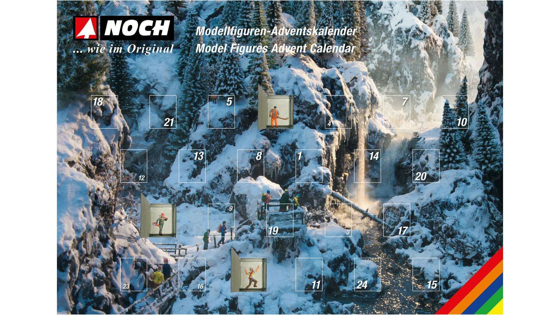 Noch 15994 HO Figures Advent Calender