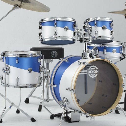 Dixon DIXON JET SET 旅行/宅練 鼓桶組（黑綠/藍白/藍黃） 不含銅鈸、架組及小鼓架 DXPD-J-PODJ516(BG/BW/BY) 第 3 張圖片｜三峽鼓 / 打擊