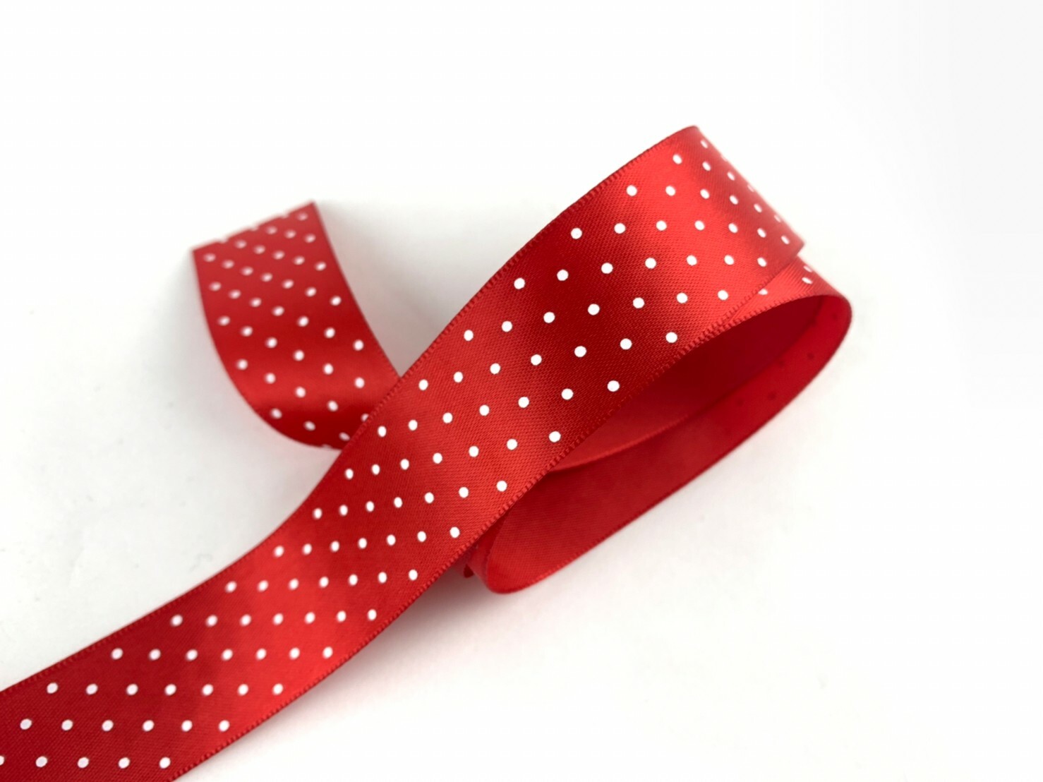 經典瑞士小圓點/斜七點/單緞面/25mm