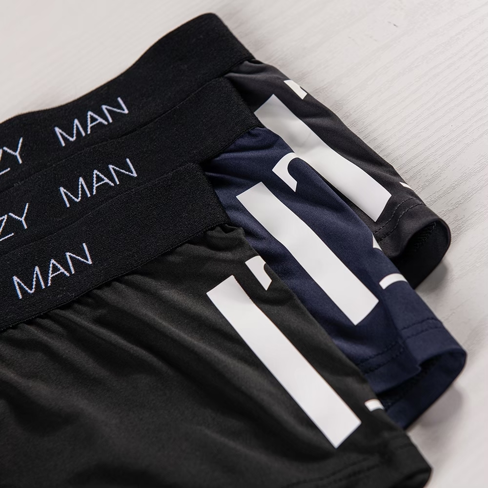 Lazy Man  彈力貼身平口內褲