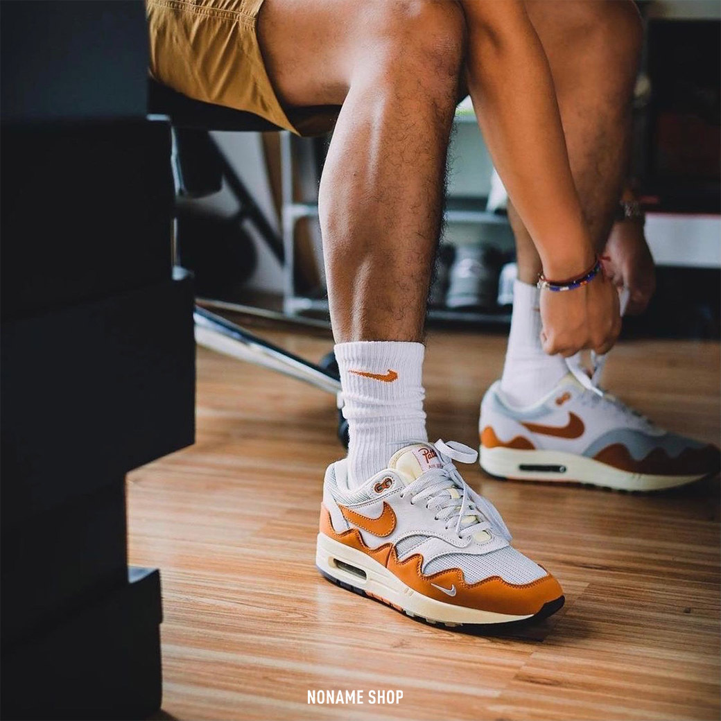 PATTA X NIKE Air Max 1 Monarch 聯名 波浪 卡其棕