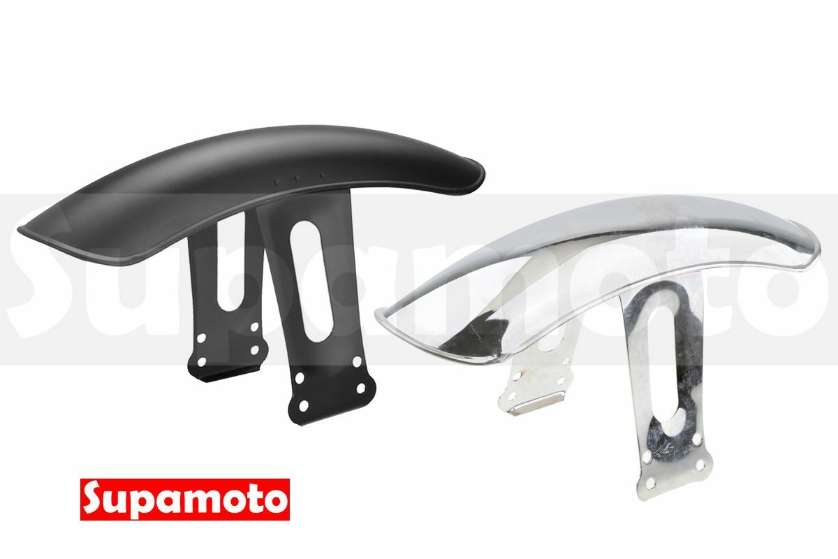 -Supamoto- 復古 短土除 消光黑 擋泥板 消光 cafe racer 前土除 scrambler ktr 野狼