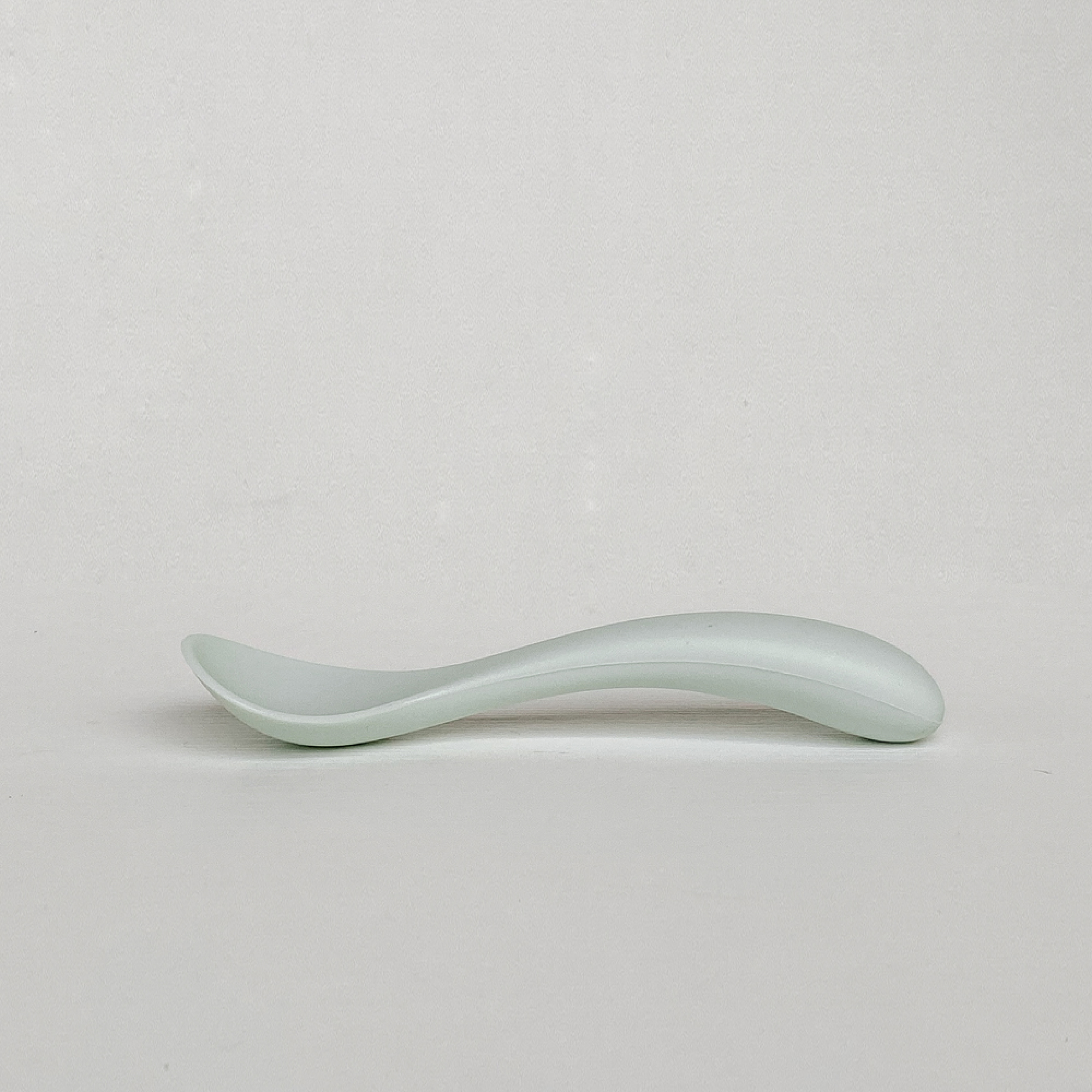 波波抗菌矽膠湯匙+叉 / 薄荷綠