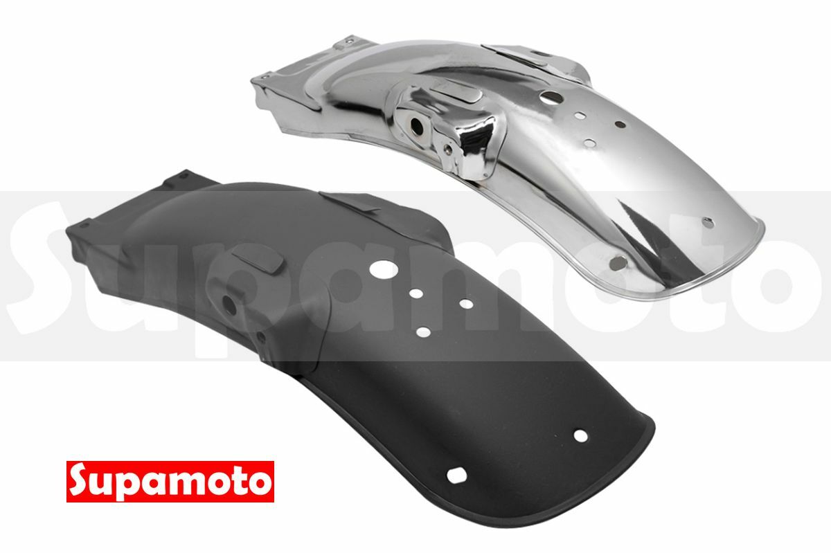 -Supamoto- 復古 短 後土除 咖啡 擋泥板 cafe racer scrambler 野狼 老山車 電鍍銀