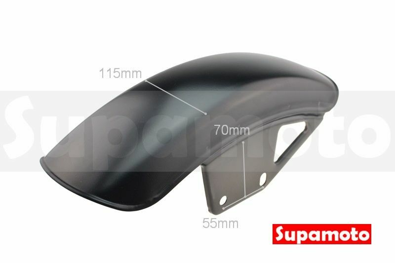-Supamoto- 復古 短土除 消光黑 咖啡 電鍍銀 霧黑 擋泥板 雲豹 前土除 scrambler