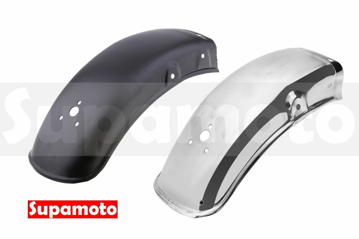 -Supamoto- 復古 後土除 咖啡 擋泥板 咖啡 CB350 野狼 雲豹 老山車 電鍍銀