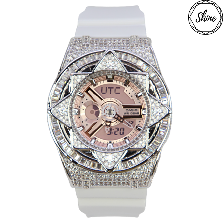 銀色 改裝手錶 BA-110-7A1 - 魔法星