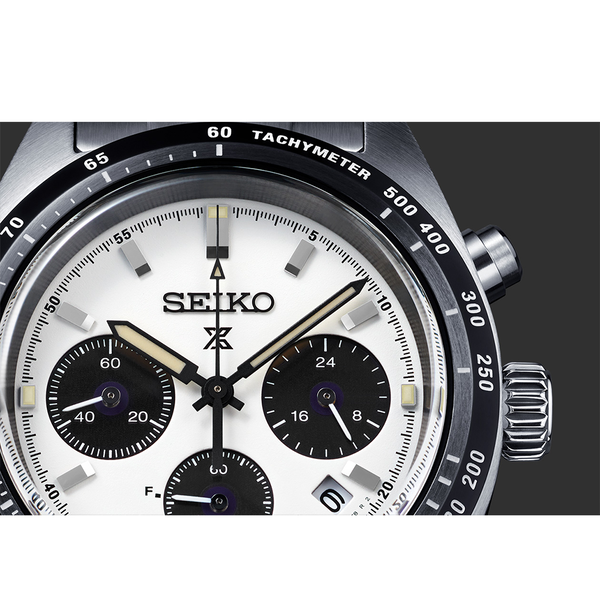【SEIKO 精工】Prospex系列 SPEEDTIMER太陽能計時熊貓錶 V192-0AF0S  39mm 現代鐘錶