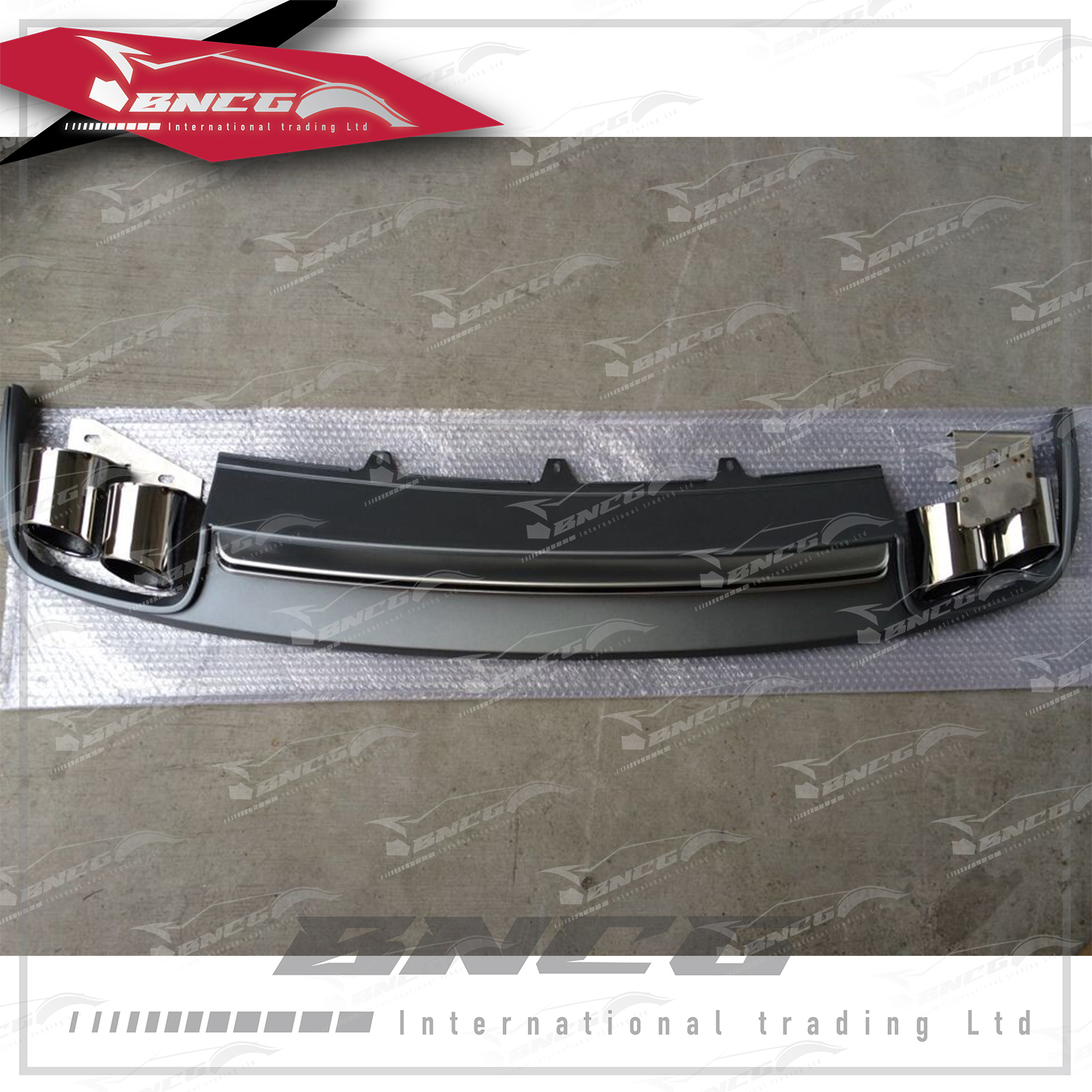 奧迪 Audi A4 B8.5 012-15年式 改裝 空力套件 RS4包圍 後保險桿 大包圍 亮黑 含尾飾管