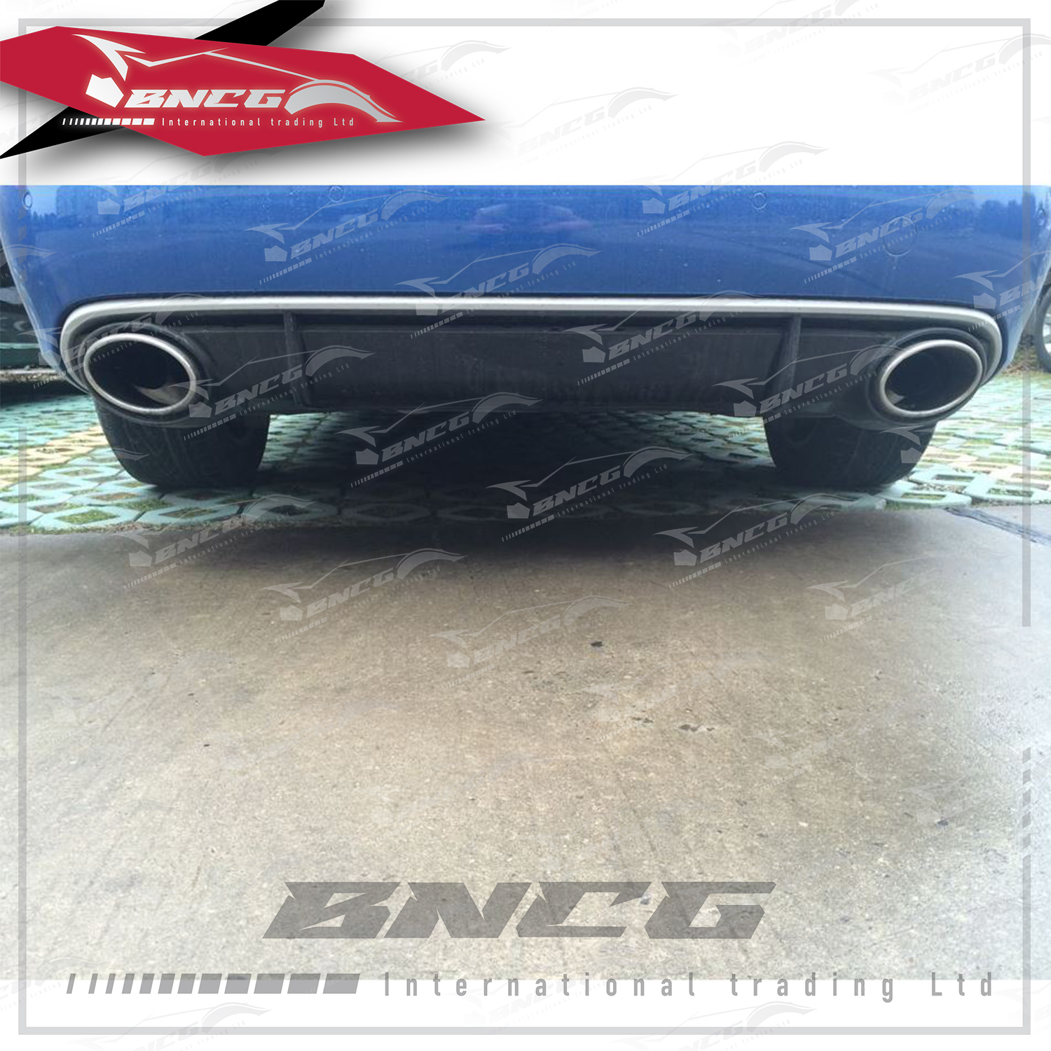 奧迪 Audi A4 B8 08-11年式 改裝 空力套件 RS4款包圍 後保險桿 大包圍 亮黑 含尾飾管