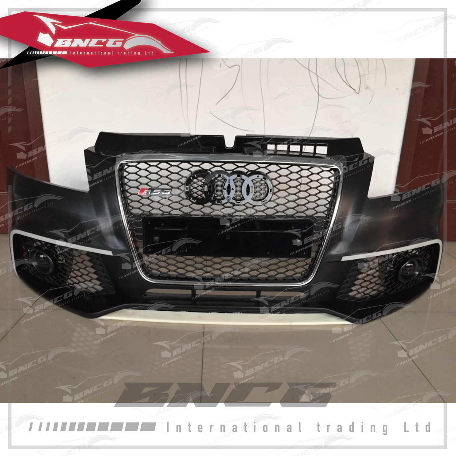 奧迪 Audi A3 08-11年式 改裝 空力套件 RS3款包圍 前保險桿 後保險桿 大包圍 素材 底漆 水箱罩任選