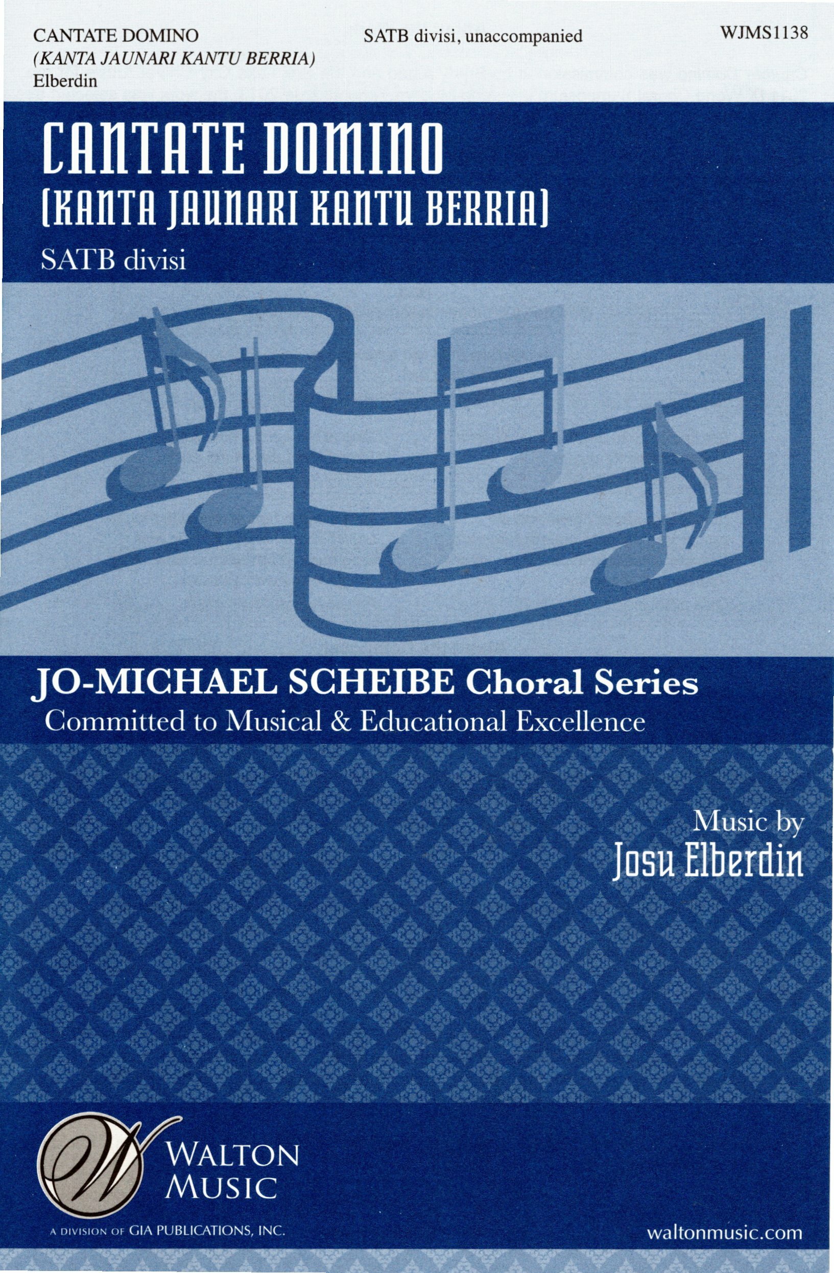 【混聲四部】《Cantate Domino》