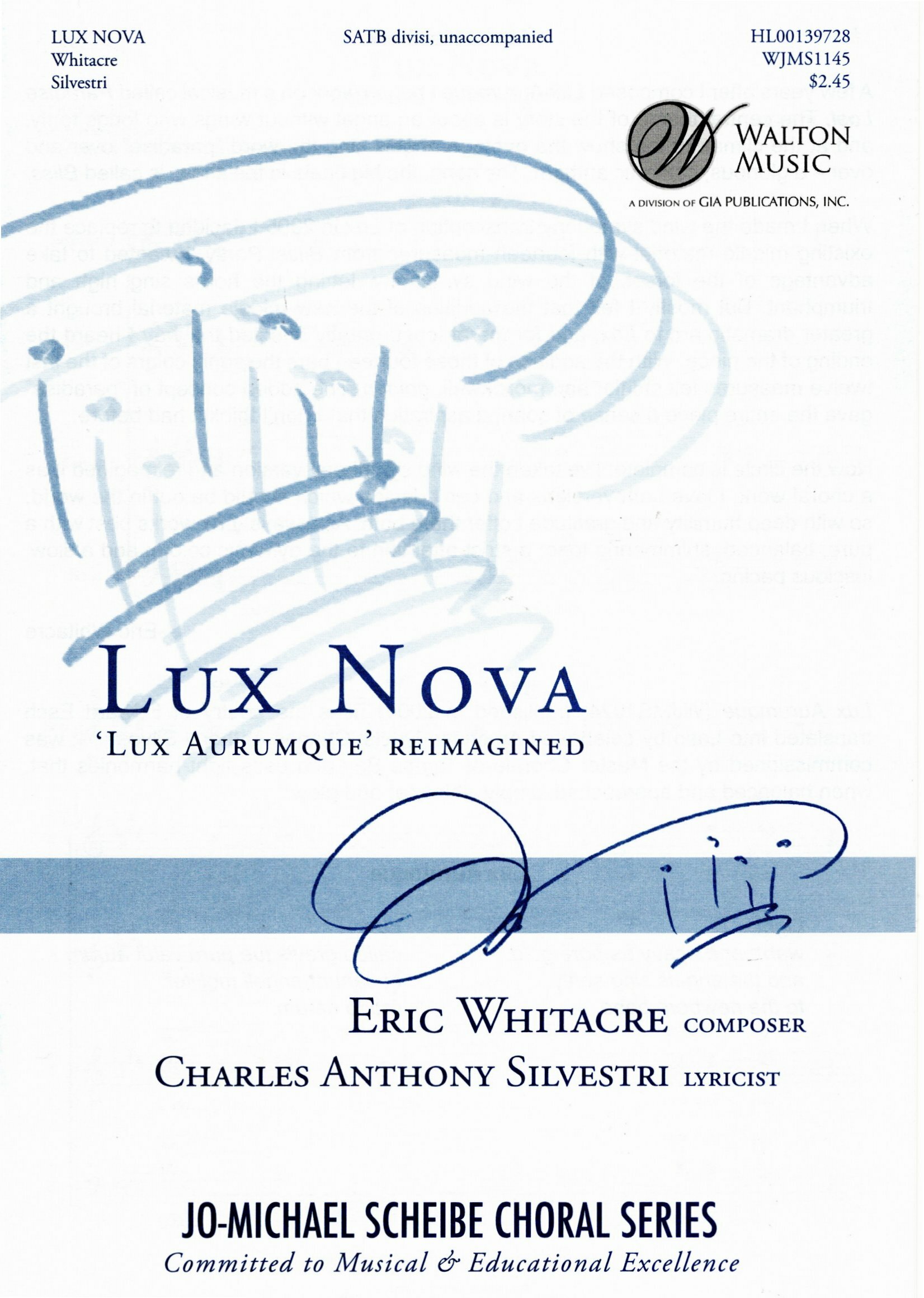 【混聲四部】《Lux Nova》