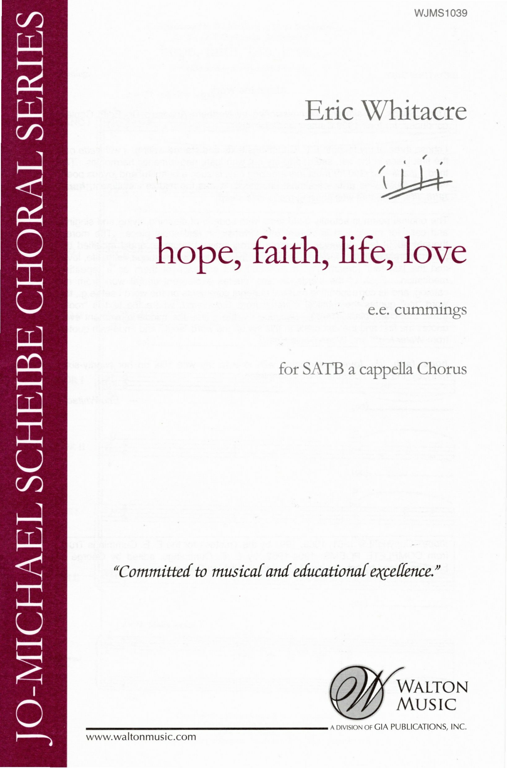 【混聲八部】《Hope, Faith, Life, Love》