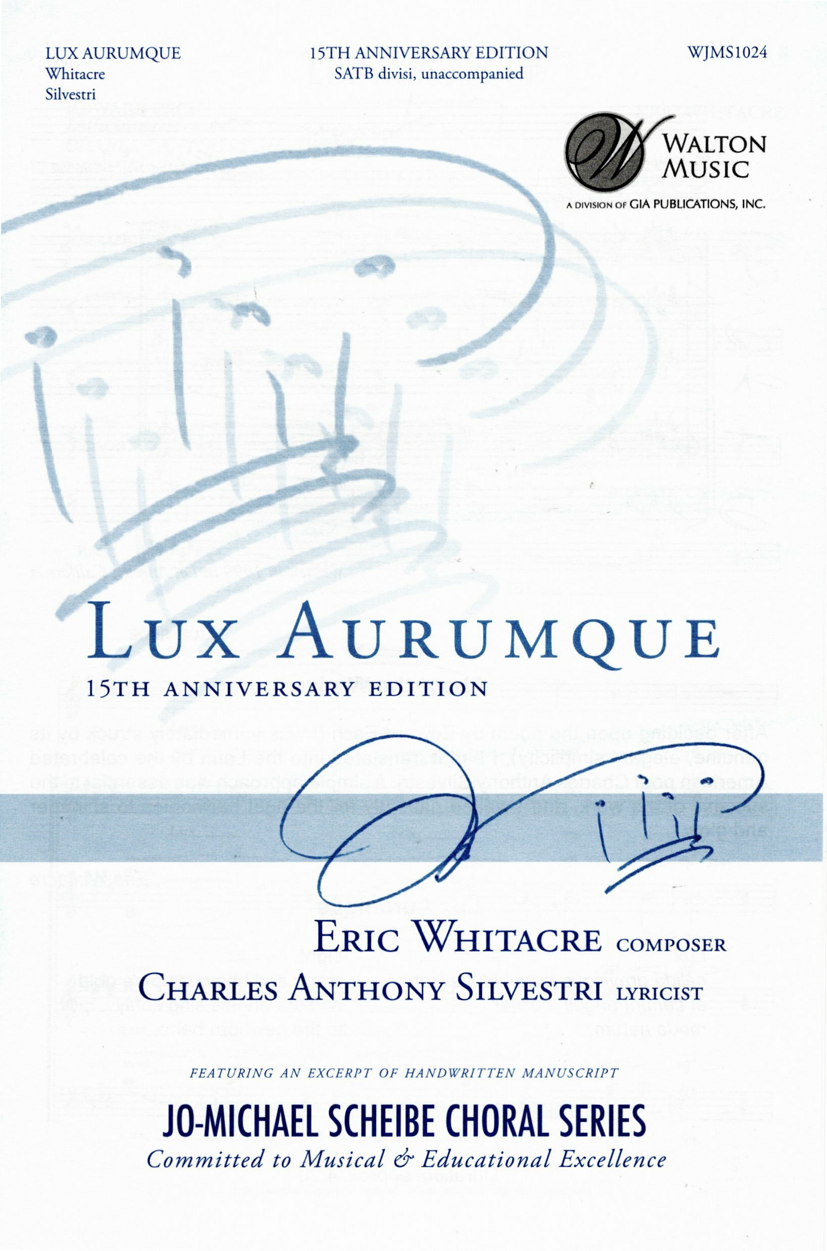【混聲四部】《Lux Aurumque》