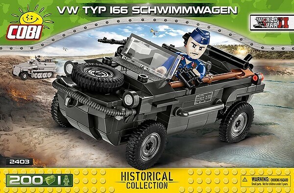 Cobi: Historical Collection 2403 VW Typ 166 Schwimmwagen (200pcs)