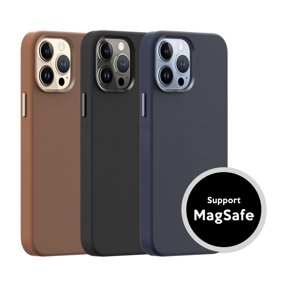 【 UNIU |CUERO MAX 磁吸防刮真皮防摔殼 iPhone 13 系列 】