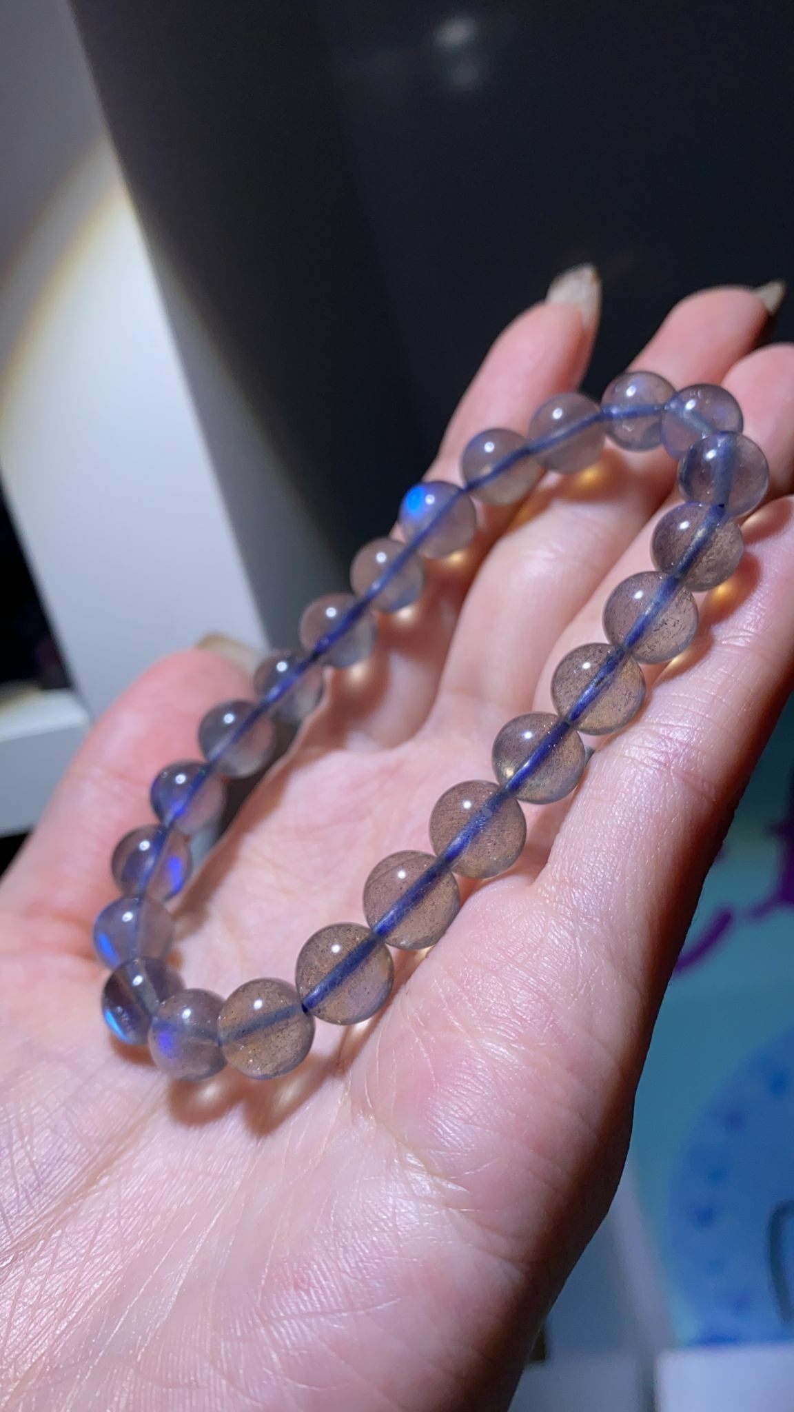 高質藍光拉長石小燈泡