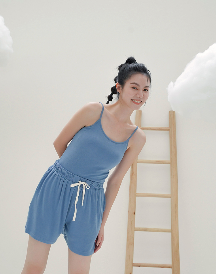 Inner Me 睡眠Bra Top (石灰藍)