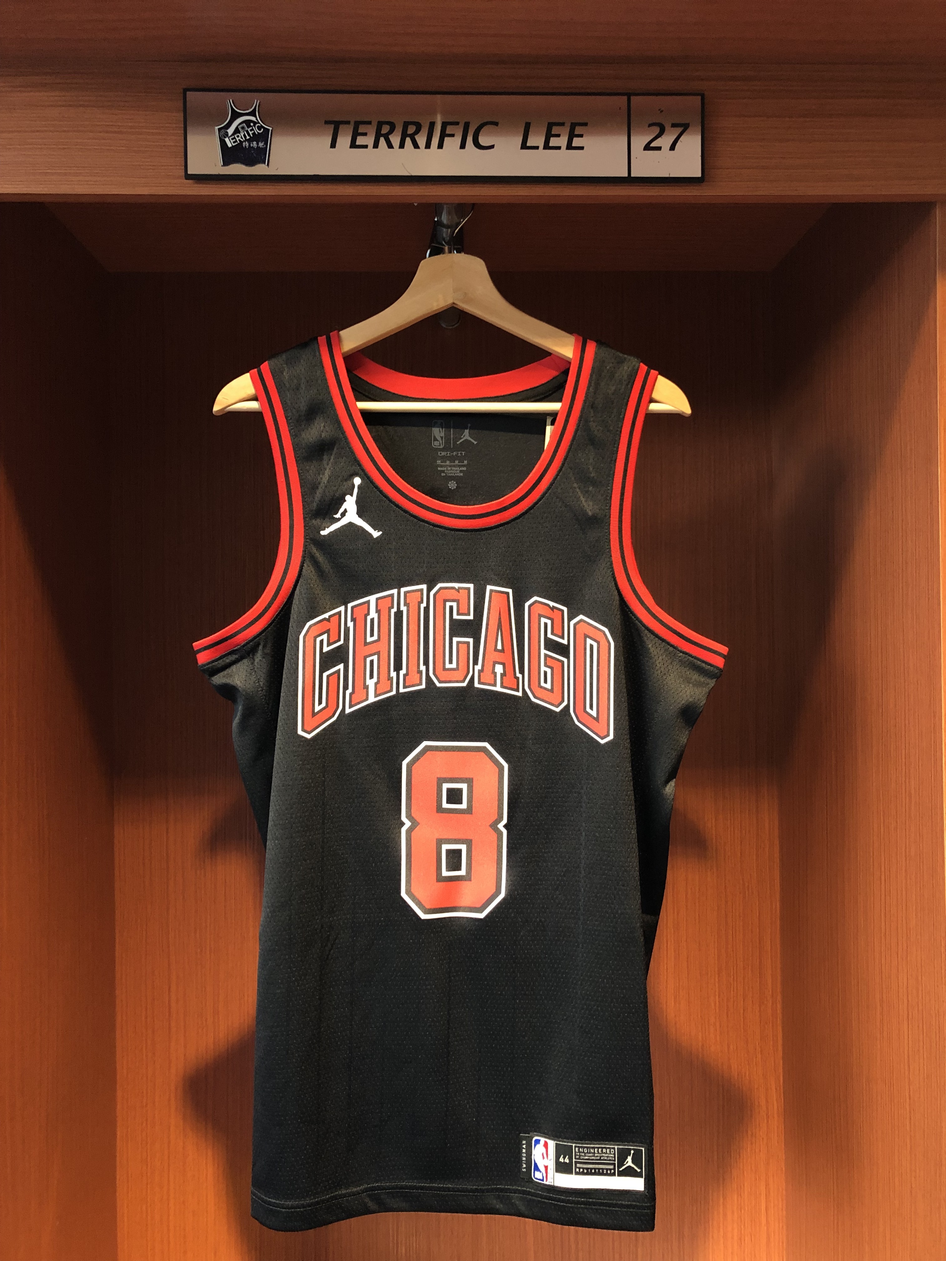 NBA球衣 Zach Lavine 芝加哥公牛黑條紋 Statement Jordan Swingman 球迷版 熱轉印 全新