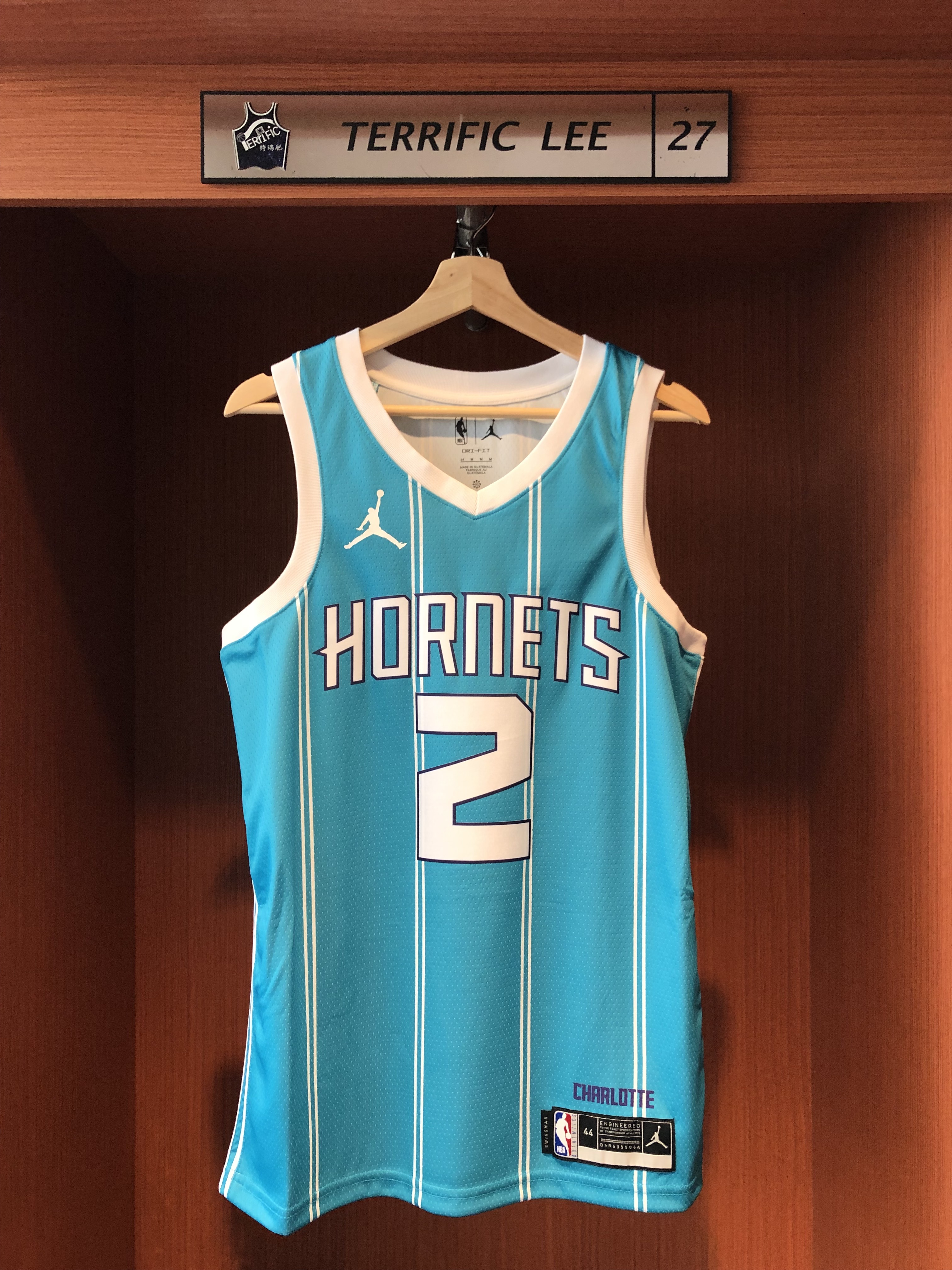 NBA球衣 LaMelo Ball 夏洛特黃蜂綠條紋 Icon Jordan Swingman 球迷版 熱轉印 全新