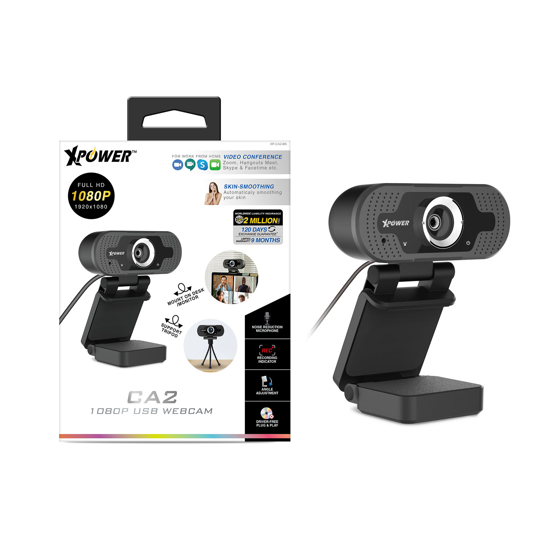 XPower CA2 1080P USB網路鏡頭