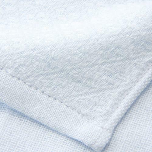 日本今治xOHARA 長毛巾 34x80 (粉藍色) (日本製)