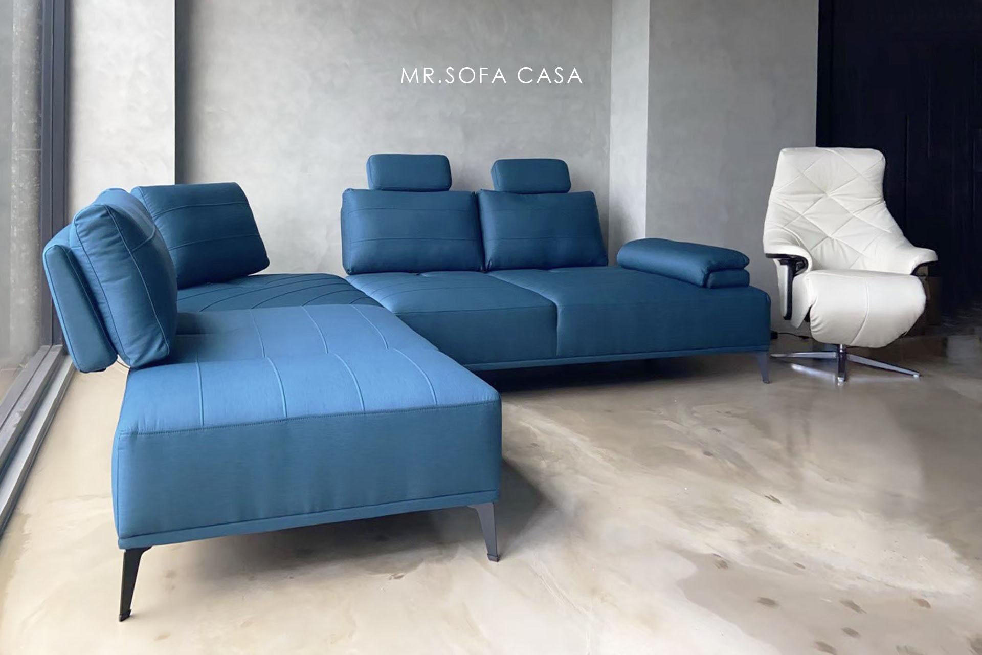 柏林沙發身為寬敞的L型沙發，適合客廳坪數大或是家庭人口多