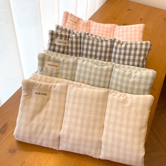 ba&ttang 格紋枕墊