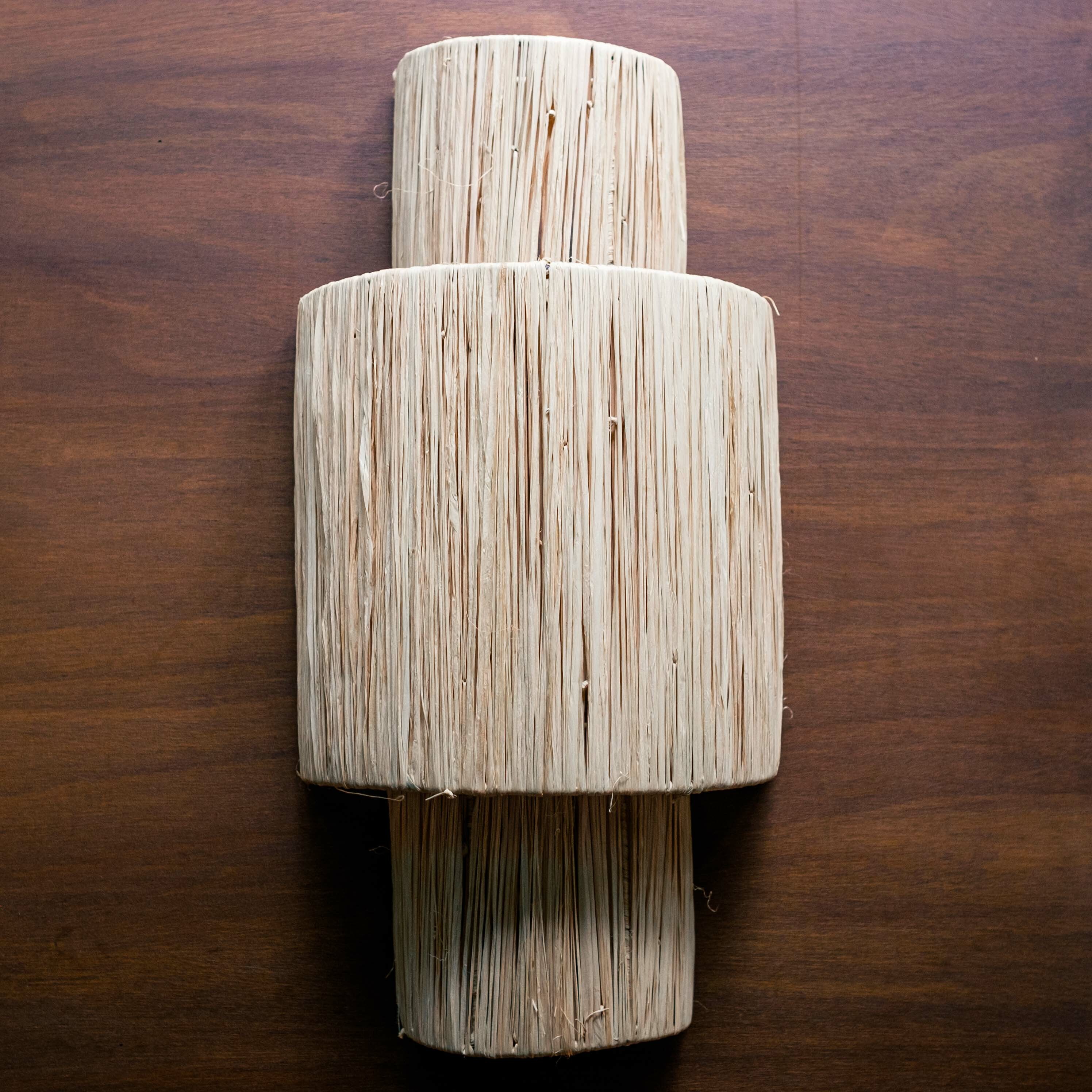 拉菲草手編燈罩｜壁燈 - 大｜摩洛哥