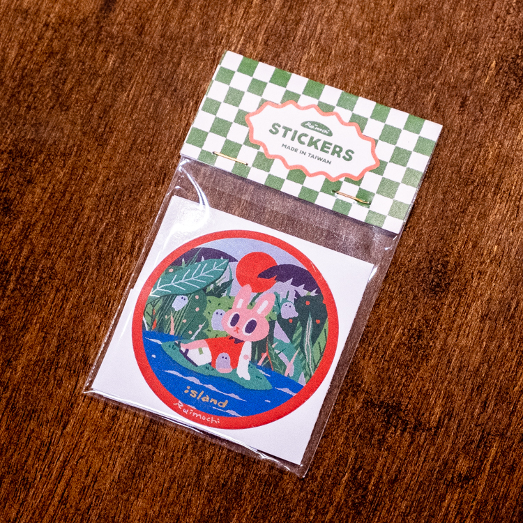 Raimochi｜雷射貼紙包｜島嶼