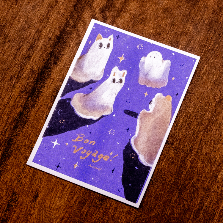 Raimochi｜RISO明信片｜Bon Voyage