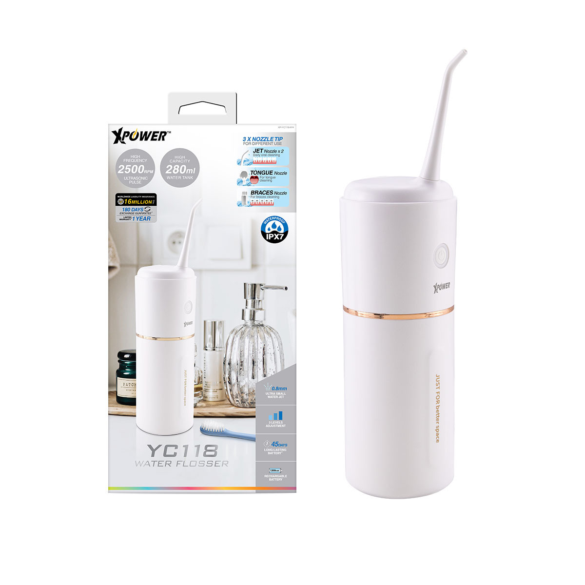 XPower YC118 深層潔齒水牙線