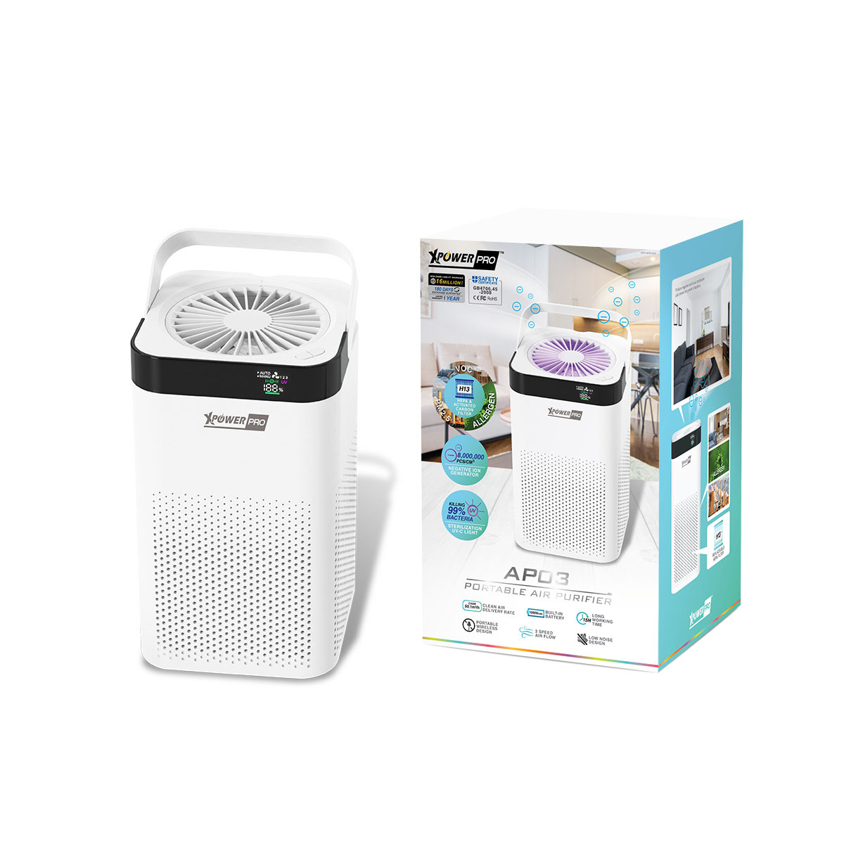 XPowerPro AP03 無線負離子空氣清新機