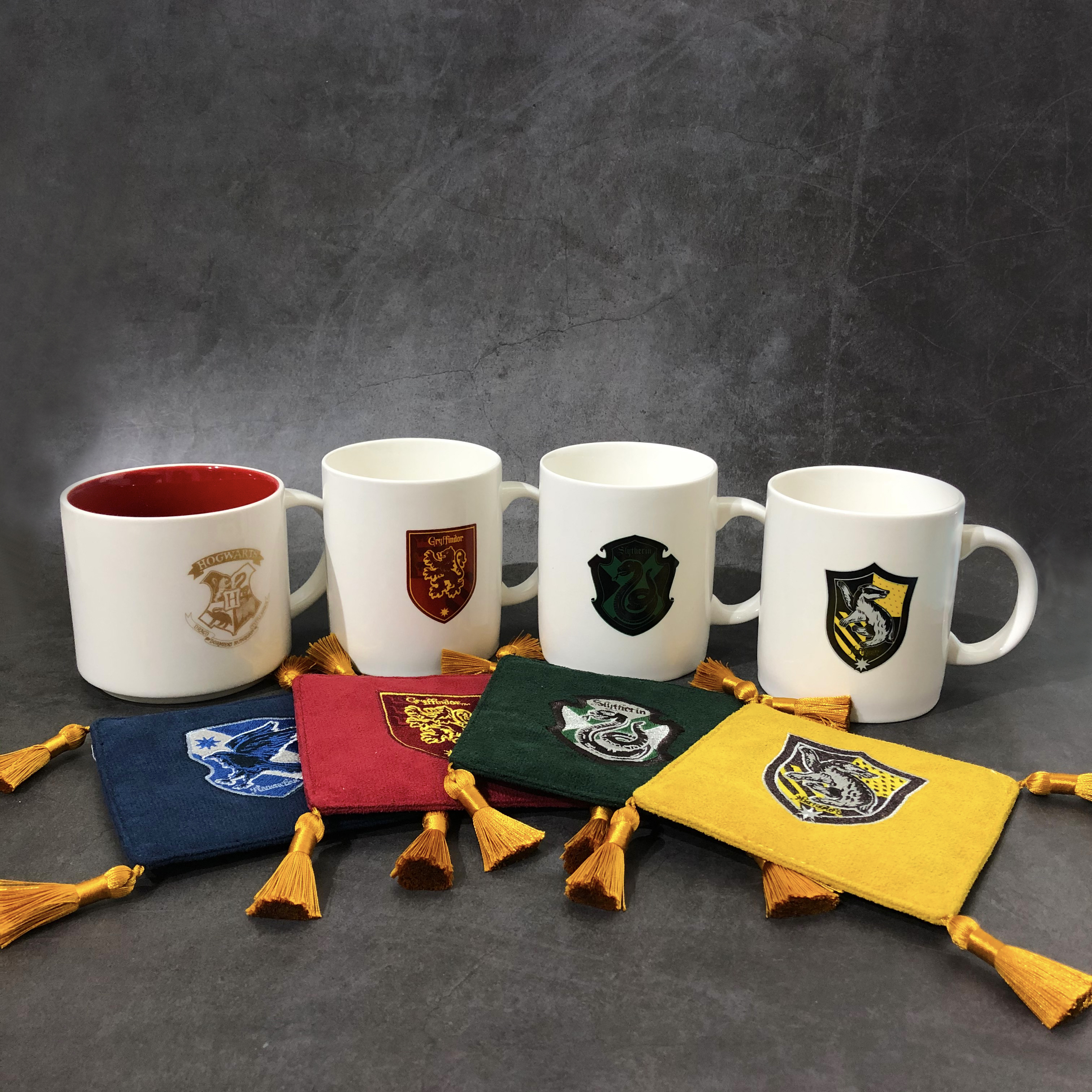 哈利波特-布杯墊組(四入)+馬克杯