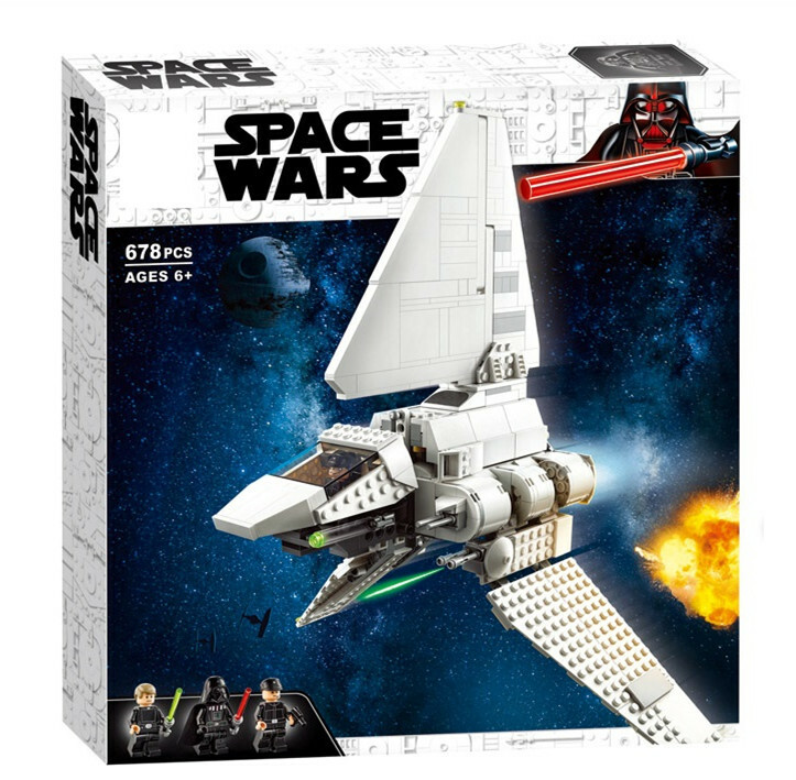 Imperial Shuttle Star Wars Buildings Set Fit Lego NO BOX NA60072