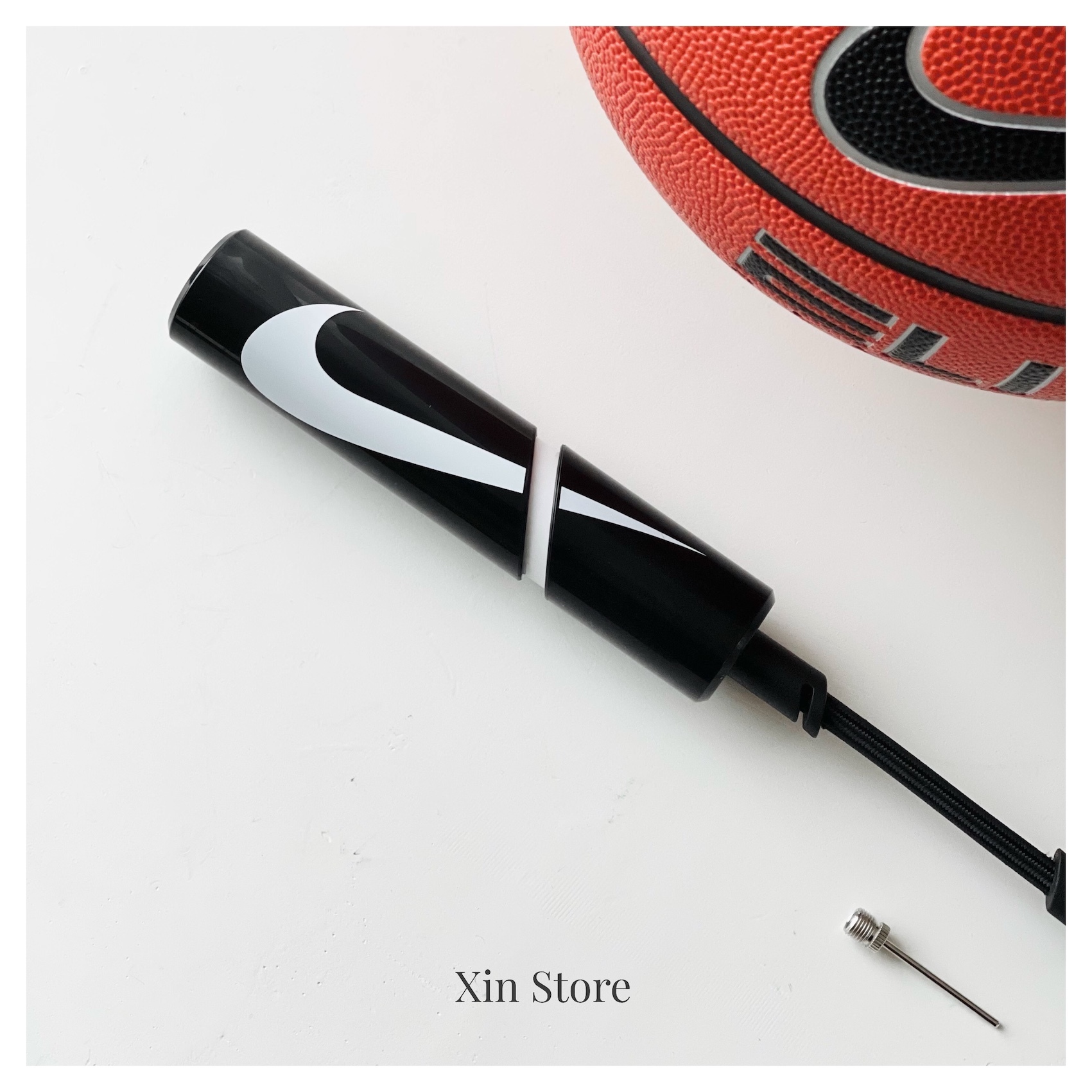 【現貨】Nike 標準 7號 籃球 籃球組 深溝 耐磨 打氣筒 附球針