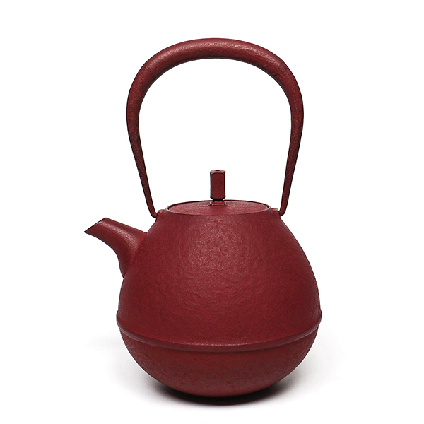 【空間鑄造】Egg 鐵壺0.9L-朱