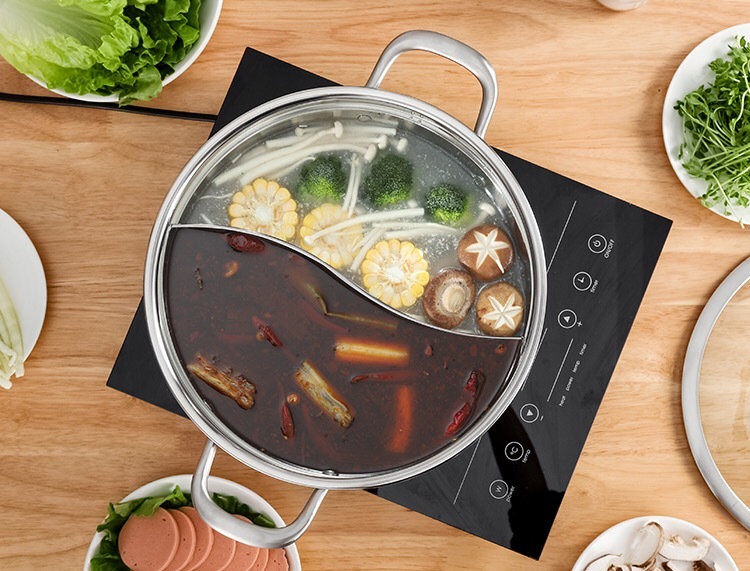 華新加厚鴛鴦鍋 28cm、30cm、32cm