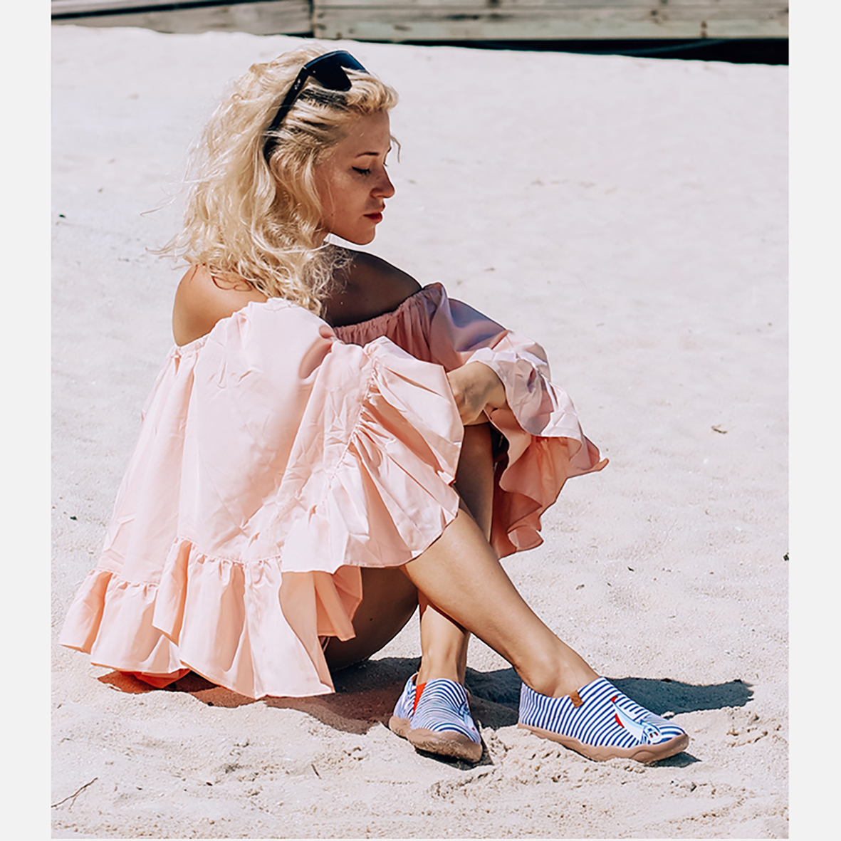 【 Uin 】西班牙原創設計 | 水手與帆船 女鞋 彩繪鞋 休閒鞋 懶人鞋