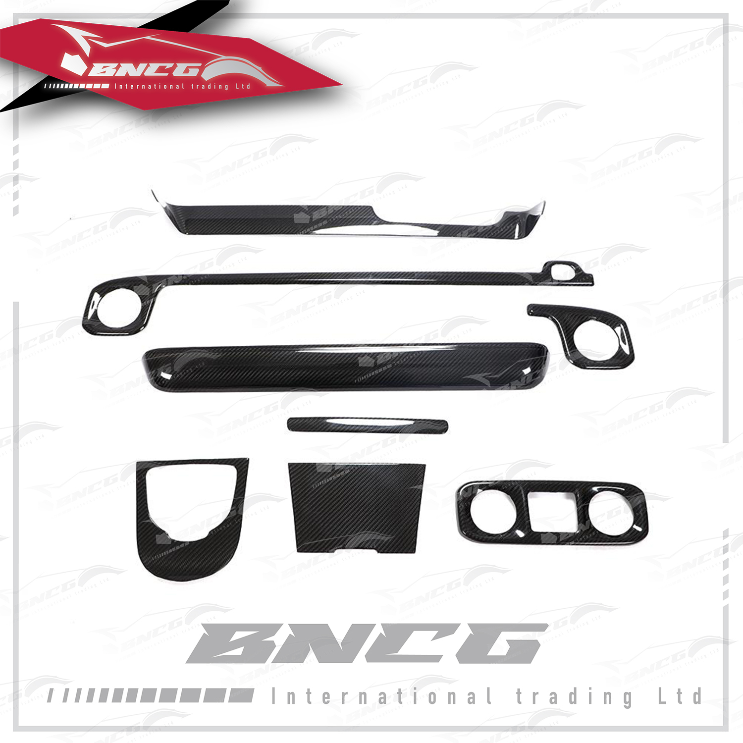 賓士 Benz G Class W463 W464 改裝 卡夢 乾碳纖維 內飾件 內裝套件 中控台 貼片 8件套