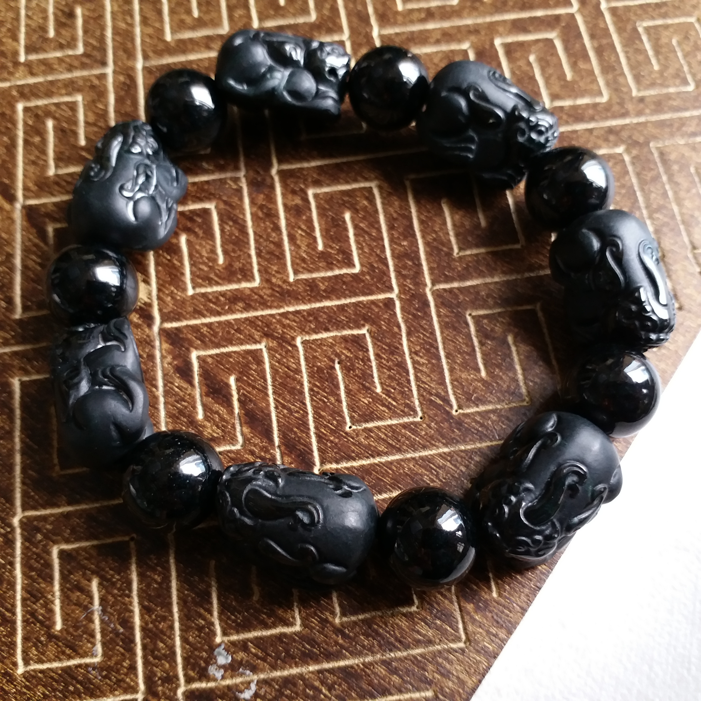 J1932 墨翠貔貅手鍊