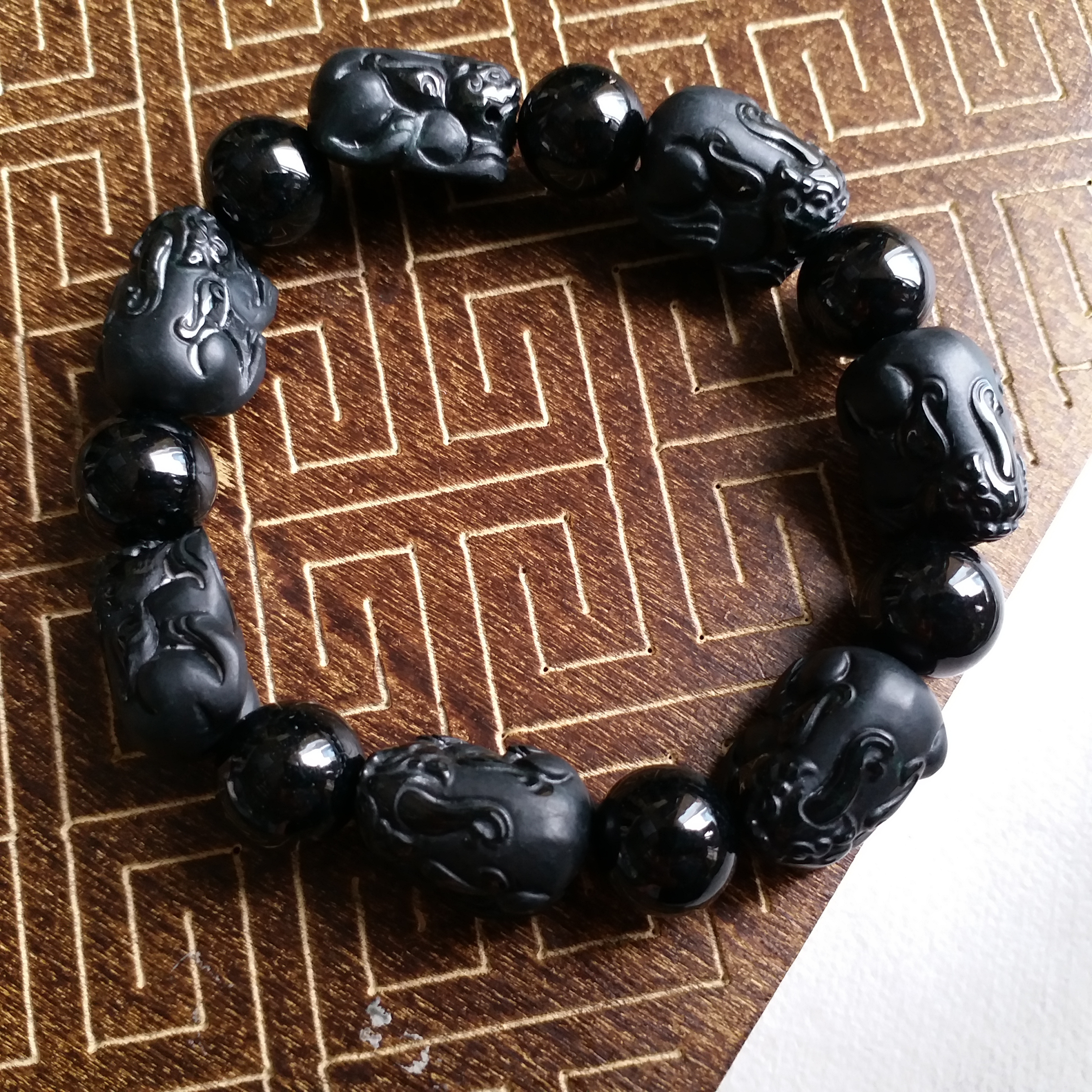 J1932 墨翠貔貅手鍊