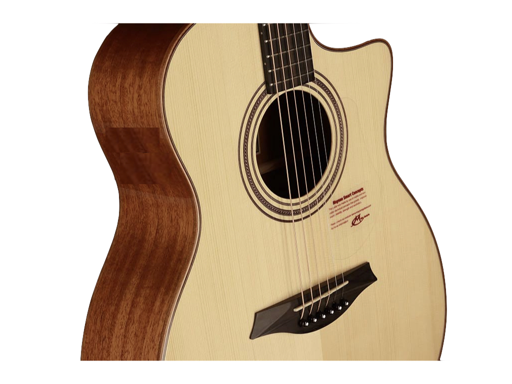 Mayson - M1Scut 40吋單板吉他 音色平均耐聽 手感佳